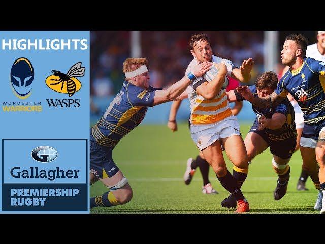 Drop Goal Miss Decides Match | Worcester Warriors v Wasps | Gallagher Premiership - Highlights