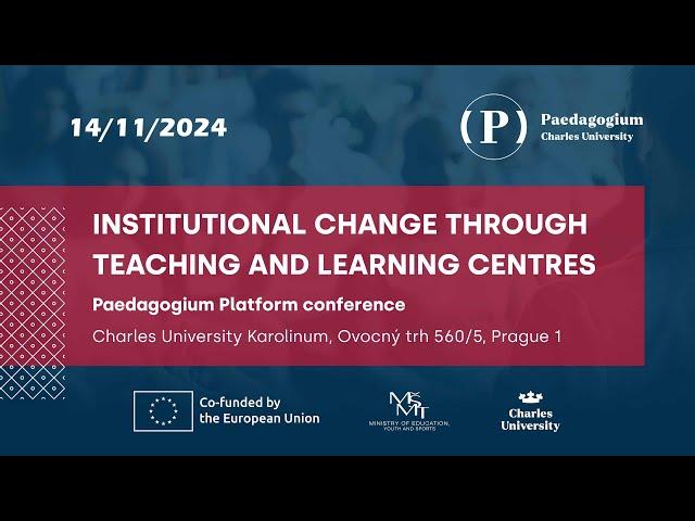 Paedagogium | Institutional Change Through Teaching and Learning Centres  | 14 November 2024