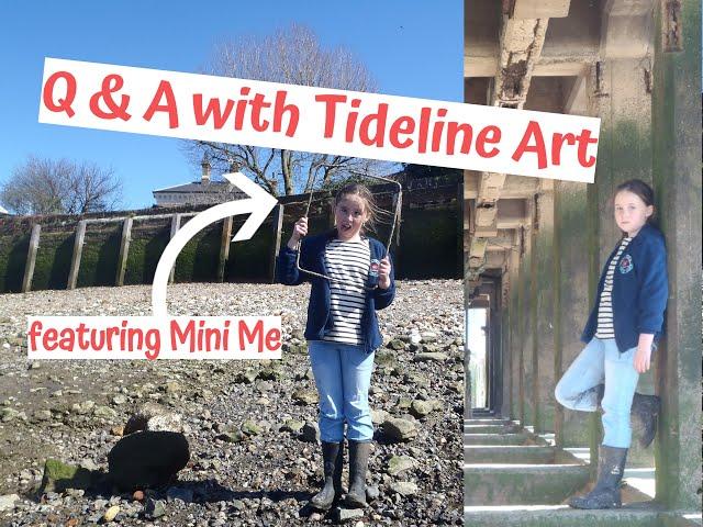 London Mudlarking - Q & A with Tideline Art featuring rare appearance from Mini Me