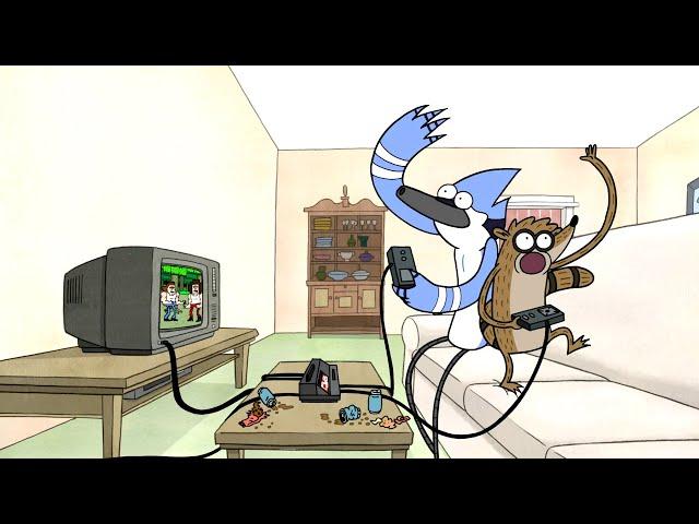 Regular Show -  Mordecai And Rigby Make It To The Hammer