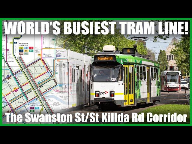 World's Busiest Tram Corridor // Swanston St & St Kilda Rd!