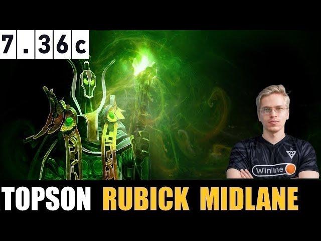  TOPSON [RUBICK] MID 7.36C - DOTA 2 HIGHEST MMR MATCH  #dota2gameplay    #dota2    #topson