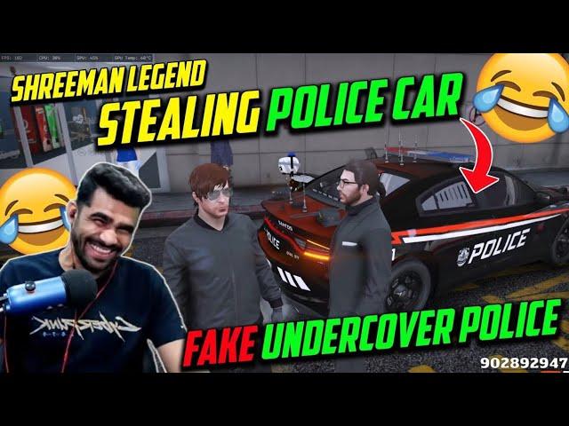 Shreeman Stealing Police Car ||Undercover Police Part 1