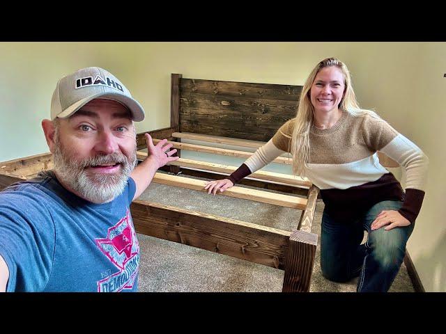 DIY Queen Size Bed Frame - Easy and Cheap