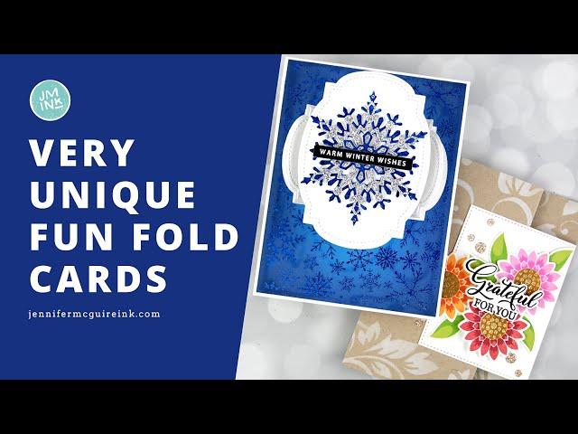 Very Unique Fun Fold Cards + Exclusive Offer!