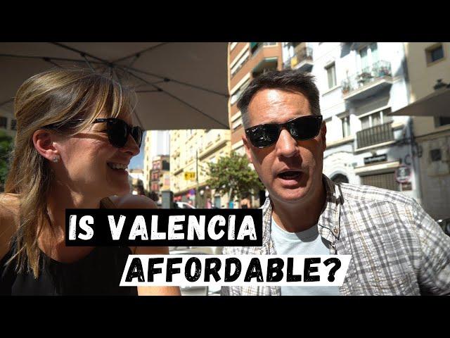 VALENCIA SPAIN COST OF LIVING | Monthly Living Costs including Rent, Groceries, Health Ins 4K