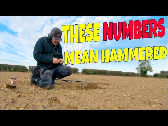 NOX finding hammered coins on lower numbers, metal detecting