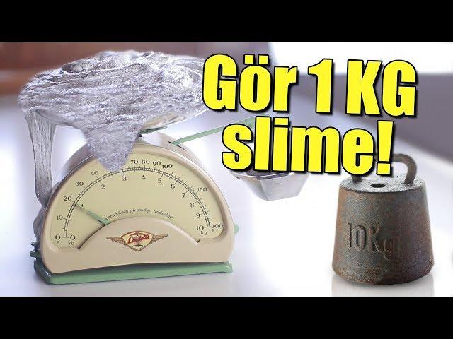 Gör 1KG glitter-slime! ️