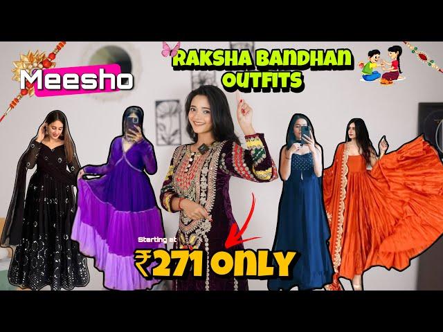 Meesho *Ethnic Wear* at ₹271 only| Raksha Bandhan Special Outfits #rakshabandhan #kurti #haul