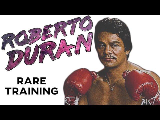 Roberto Duran RARE Training In Prime