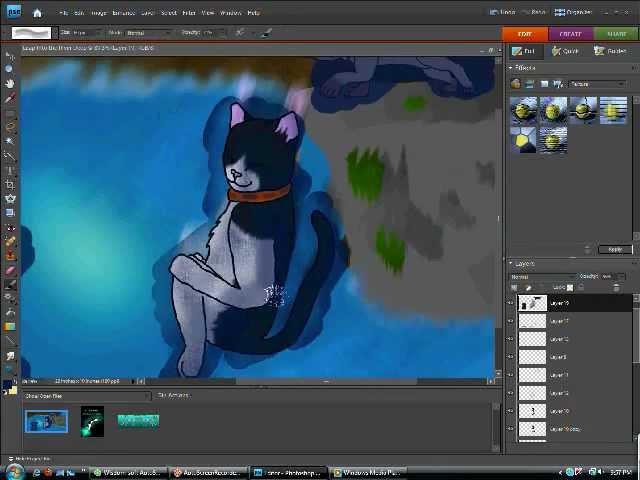 Who can make the biggest splash? (Speedpaint)