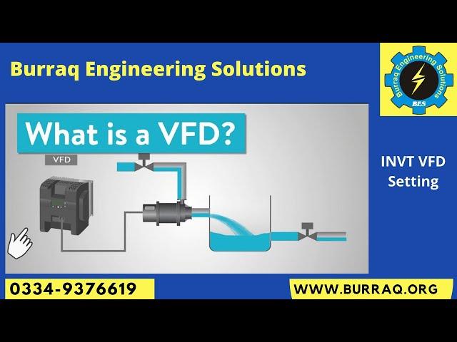 Invt VFD Setting | Burraq Engineering Solution| PLC Training Courses