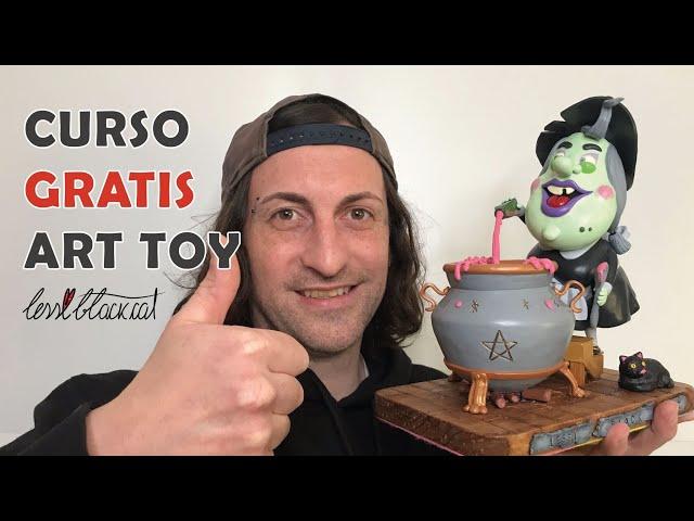 Curso GRATIS de como crear un ART TOY - Como hacer una escultura paso a paso