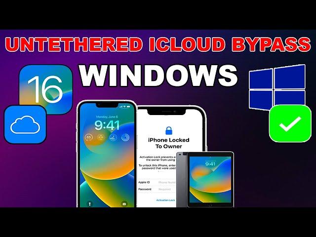  (2023) iCloud Bypass Windows on iOS 16/15 Unlock iCloud Activation Locked to Owner on iPhone/iPad