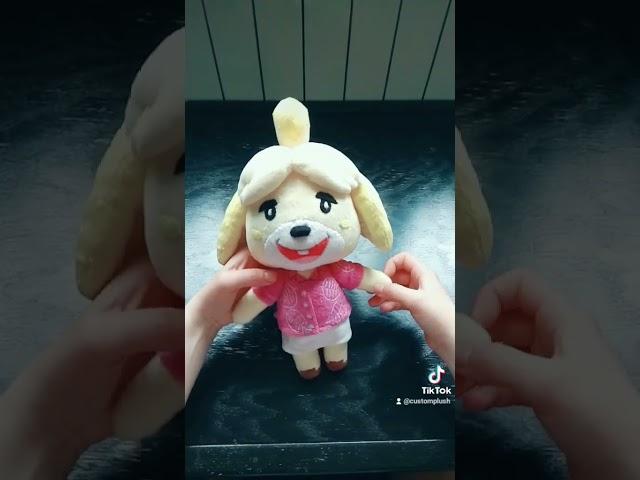 Isabelle the dog Animal Crossing toy. Custom plush