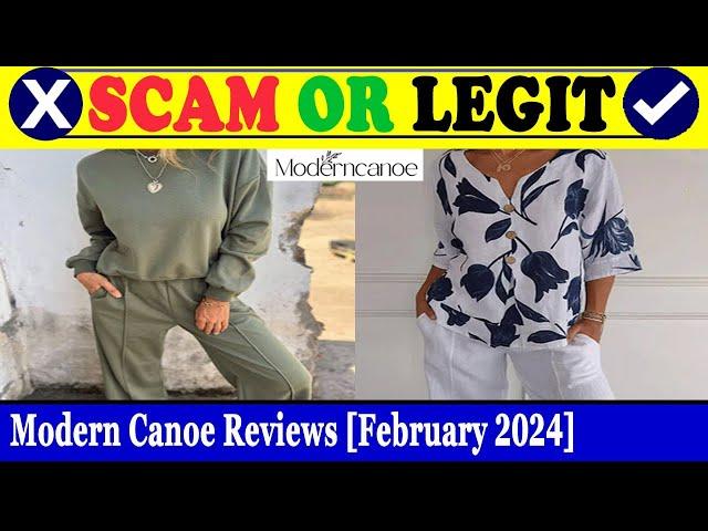 Modern Canoe Reviews (Feb 2024) - Is This A Legitimate Site? Find Out! | Scam Inspecter