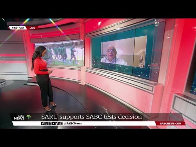 SARU supports SABC tests broadcast decision: Mark Alexander