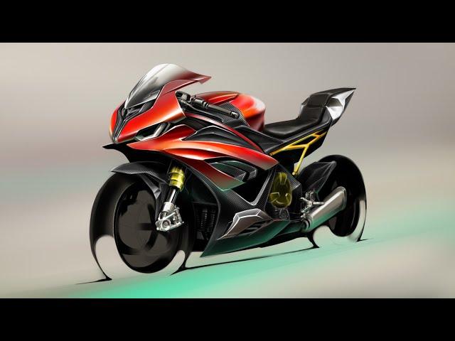 Bike Sketch# Rendering Photoshop 2D - 03