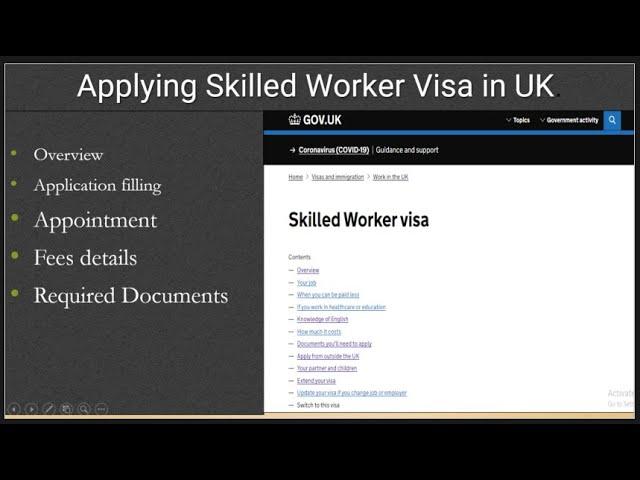 Applying Skilled worker visa from UK || Switch to Skilled worker from ICT || PBS work visa in UK