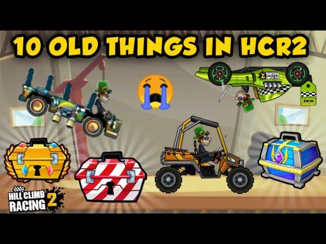 10 OLD THINGS OF HILL CLIMB RACING 2 IN PRESENT