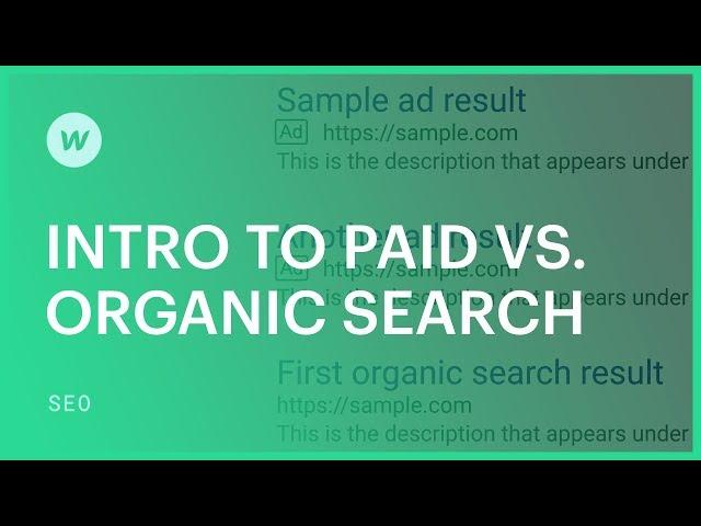 How search works: paid vs. organic search traffic - SEO tutorial