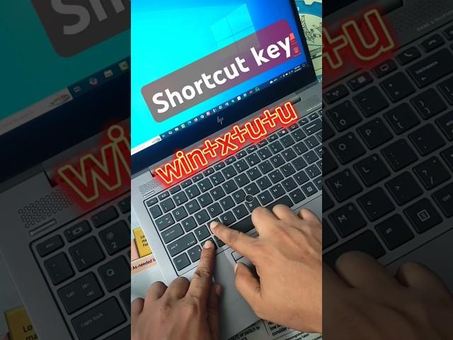 Computer trick shut down #shortcutkeys #computertips #computerhacks