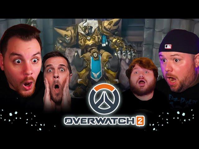 Reacting to EVERY Overwatch Cinematic Part 1 || Group Reaction