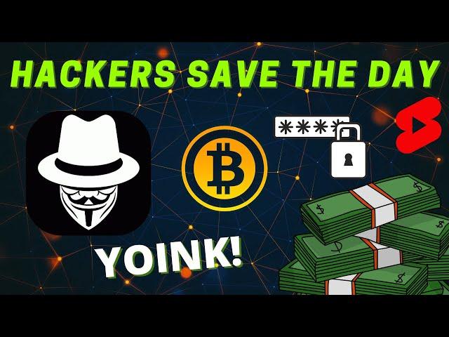 Hackers crack a $15,000,000 Bitcoin wallet, YOINK? #Shorts