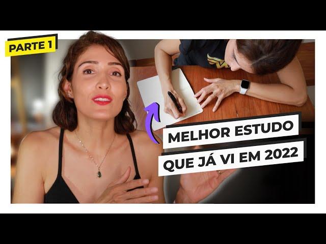 Estudante que SABE estudar (MELHOR estudo que já vi em 2022)