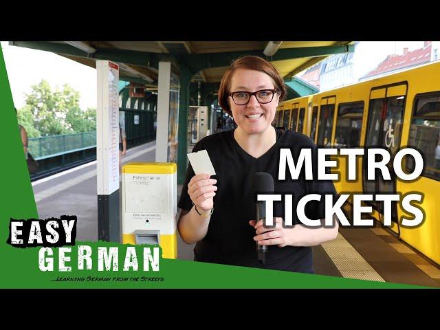 How to buy a metro ticket in Berlin | Super Easy German (106)