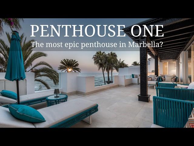 Inside the most EPIC beachfront penthouse in Marbella!