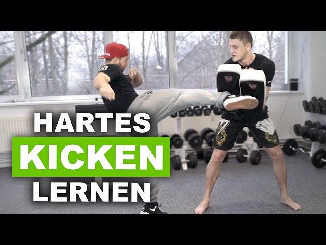 Hartes kicken lernen - mit Kickbox Weltmeister Michael Smolik