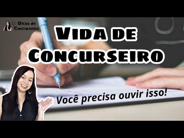 VIDA DE CONCURSEIRO | Vídeo Motivacional - Dicas de Concurseira