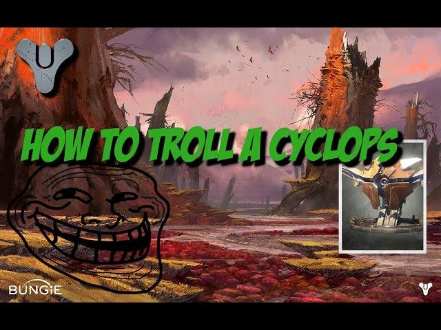 Destiny - How to troll a Vex Cyclops