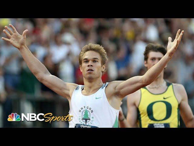 Nick Symmonds' incredible kick leads to Oregon Sweep at 2008 Olympic Trials | NBC Sports