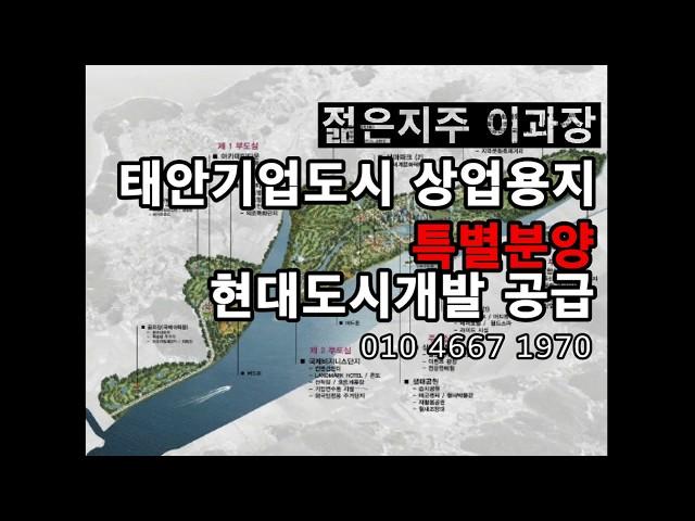 태안기업도시 상업용지 분양 ... 현대도시개발 공급