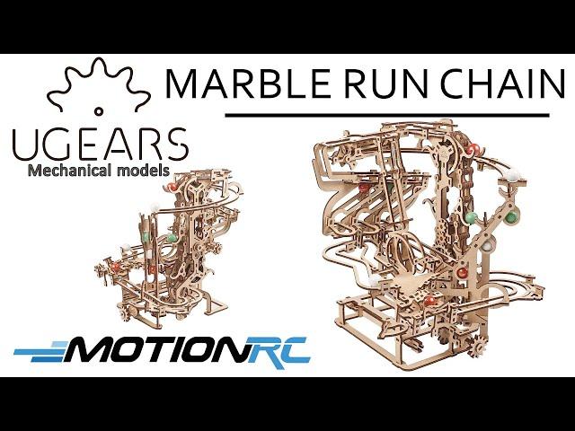 UGears Marble Run Chain Mechanical 3D Wooden Model Kit | Motion RC