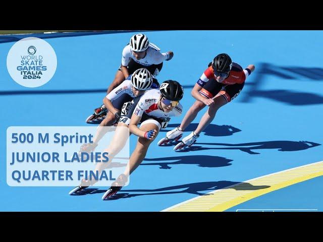 500 M Sprint Quarter Final Junior Ladies | WSG2024 - Italy