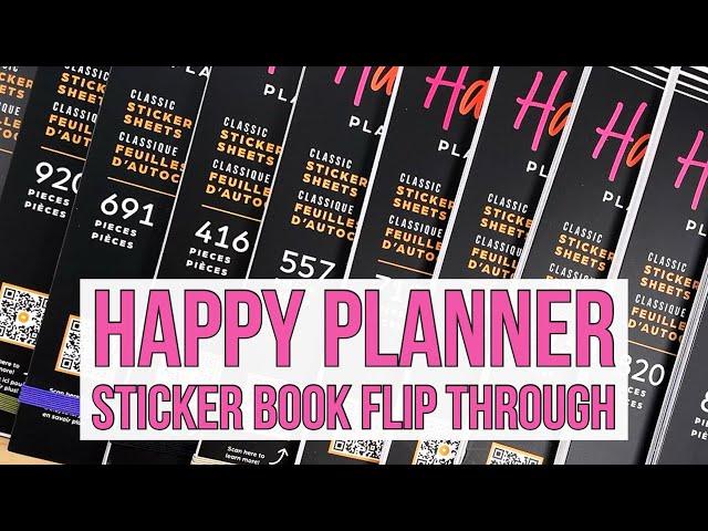 Flipping Through 10 Happy Planner Sticker Books from the Fall 2024 Release