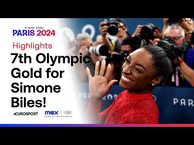 Simone Biles wins vault for her third gold of Paris Olympics  | #Paris2024 #Olympics