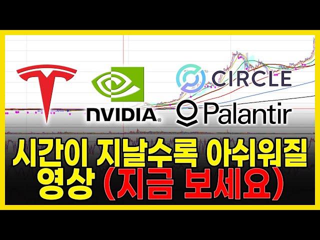시간이 지날수록 아쉬워질 영상 (지금 보세요) 엔비디아 서클 테슬라 팔란티어