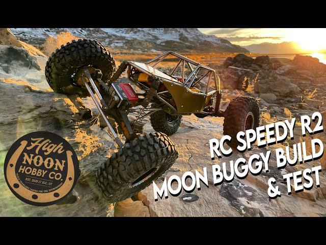 The RC Speedy R2 is a line killer! [Direct Capra drop-in Moon Buggy RC crawler kit build & 1st run]