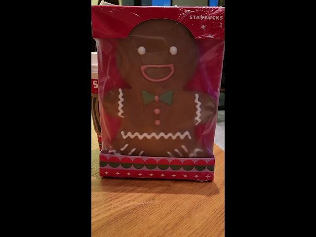 Starbucks Christmas Gingerbread Man Cookie. #starbucks #christmas #gingerbreadman