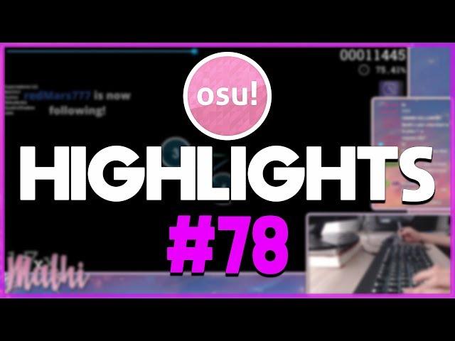 Mathi Plays VERY FAST Practice Map! - osu! Stream Highlights #78