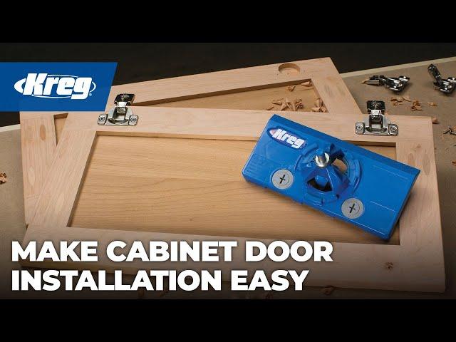 Kreg Concealed Hinge Jig - How To Easily Install Hinges