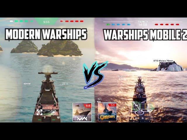 Mobile Warships 2 VS Modern Warships, Gameplay Comparison