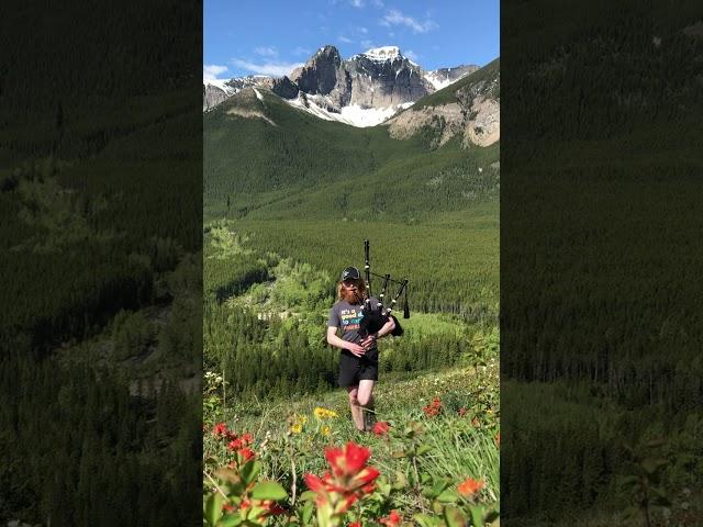 The Dark Isle Bagpiper on Whistler Ridge (Piping for Adaptable Outdoors Charity)