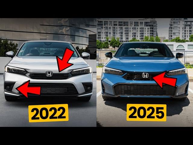 Honda Civic 2025 vs 2022 | NEW Interior - Exterior Design