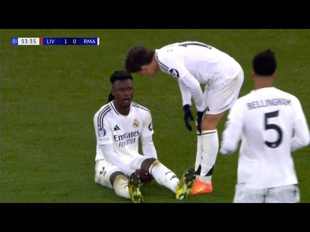 Camavinga INJURY Vs Liverpool