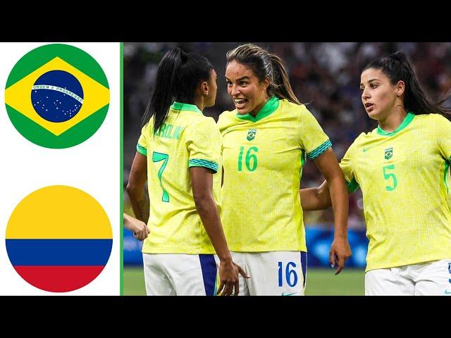 Brazil vs Colombia | Highlights | Women's Friendly 30-10- 2024